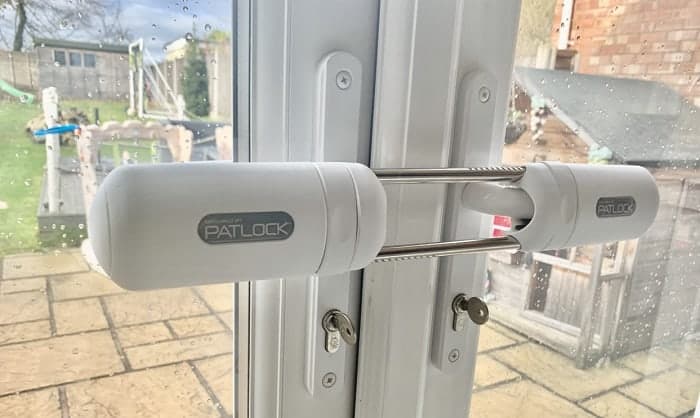 CONSERVATORY PATIO DOUBLE DOOR LOCK BAR looks nice and neat and strong 