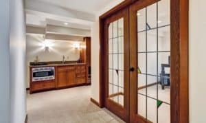 how to lock french doors interior