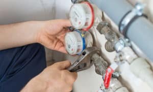 how to take the lock off a water meter