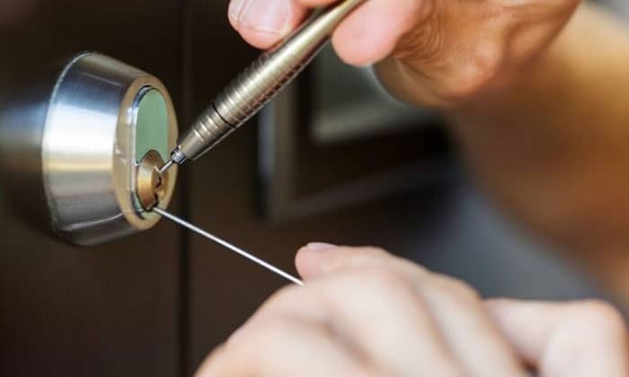how to unlock a bedroom door without a key