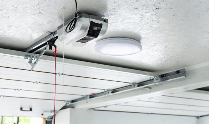 how to reset garage door after pulling red cord