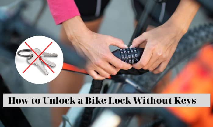 how to unlock a bike lock without keys
