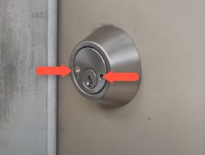remove-a-keyed-deadbolt-lock