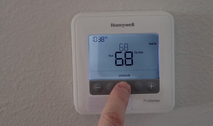 honeywell-thermostat-locked