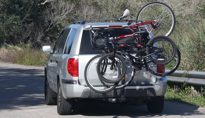 bike rack hitch lock