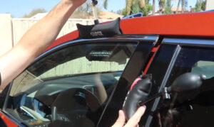 how to open a locked car door without a key