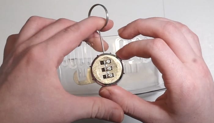 how to open thermostat lock box without key