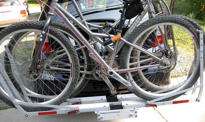 bike rack hitch lock