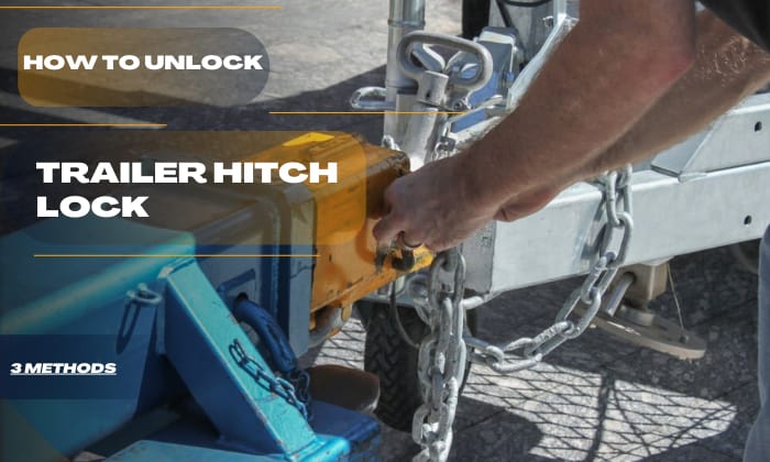 how to unlock trailer hitch lock