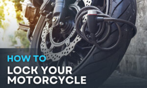 how to lock your motorcycle
