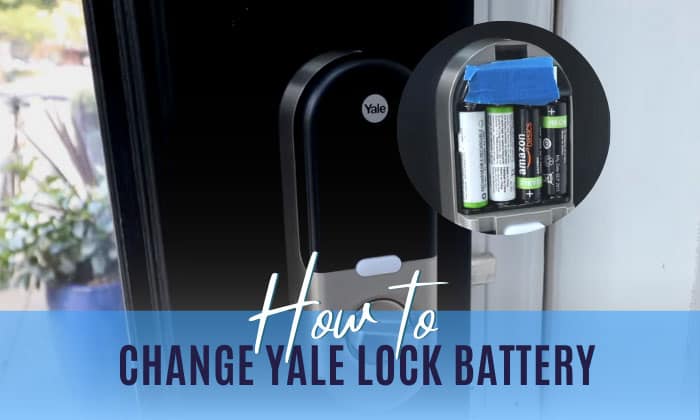 how to change yale lock battery