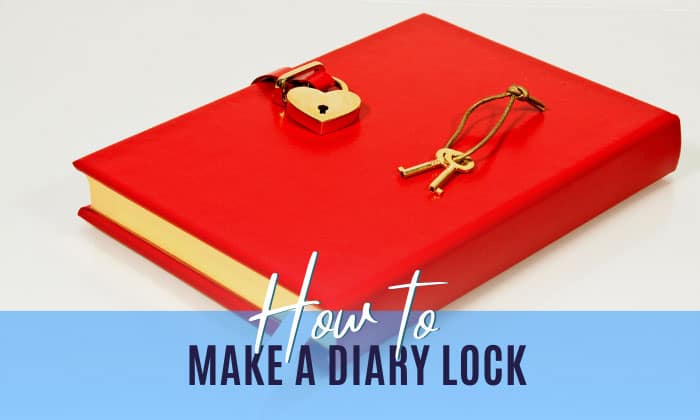 how to make a diary lock