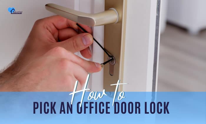 how to pick an office door lock