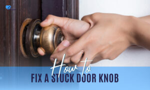how to fix a stuck door knob