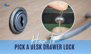 how to pick a desk drawer lock