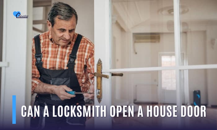can a locksmith open a house door