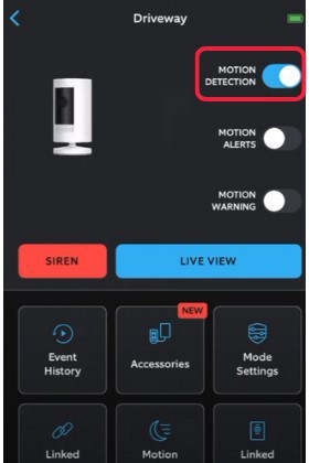 Tap-Motion-Detection-to-turn-off