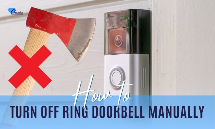 how to turn off ring doorbell manually